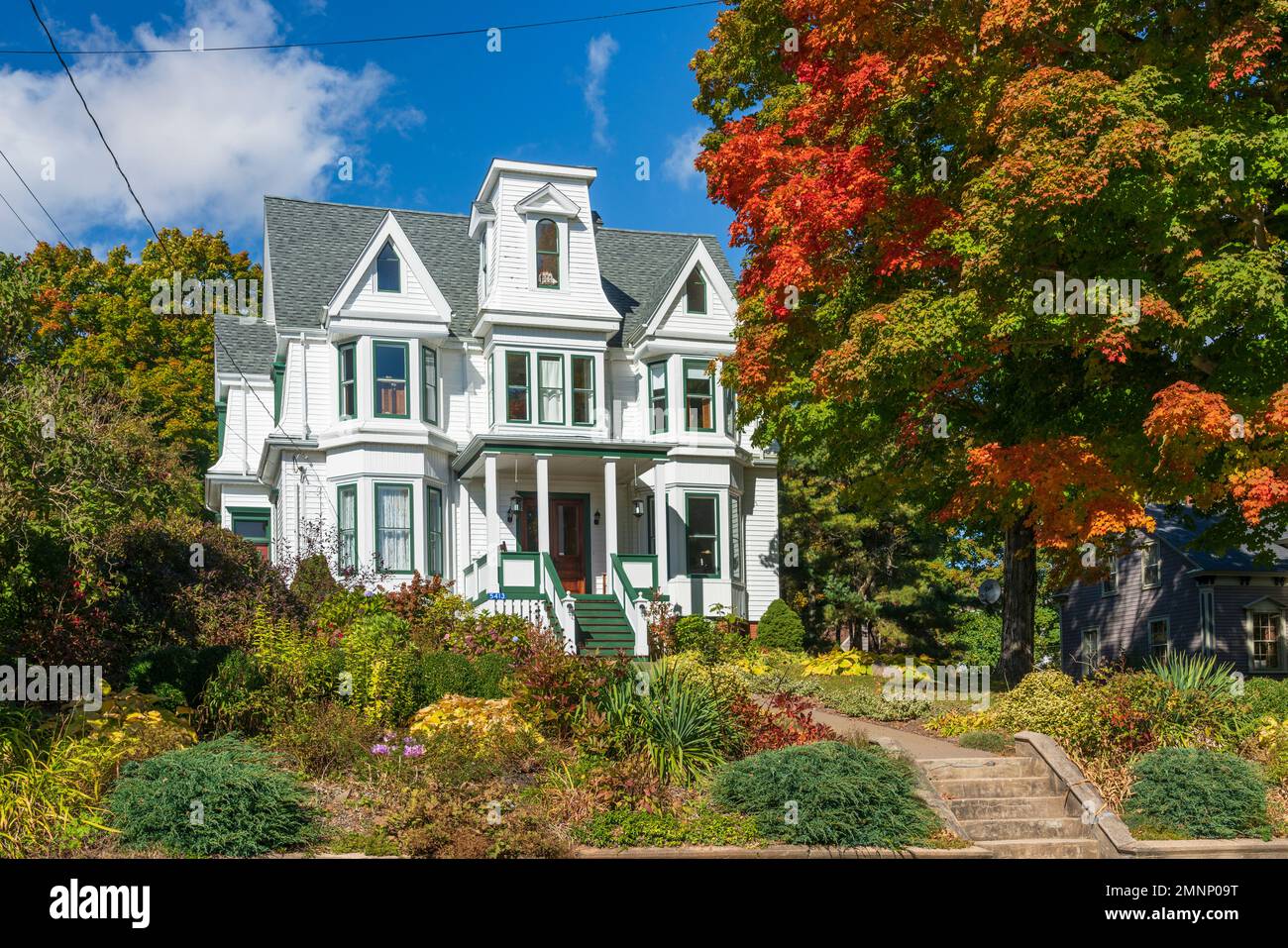 A Colonial mansion near Port Royal, Nova Scotia, Canada Stock Photo Alamy