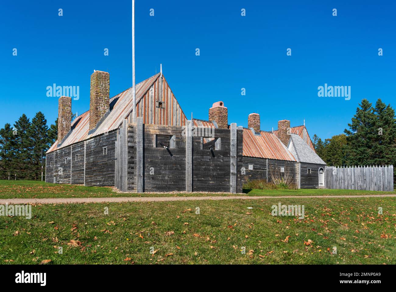 The fort at the PortRoyal National Historic Site in Port Royal, Nova
