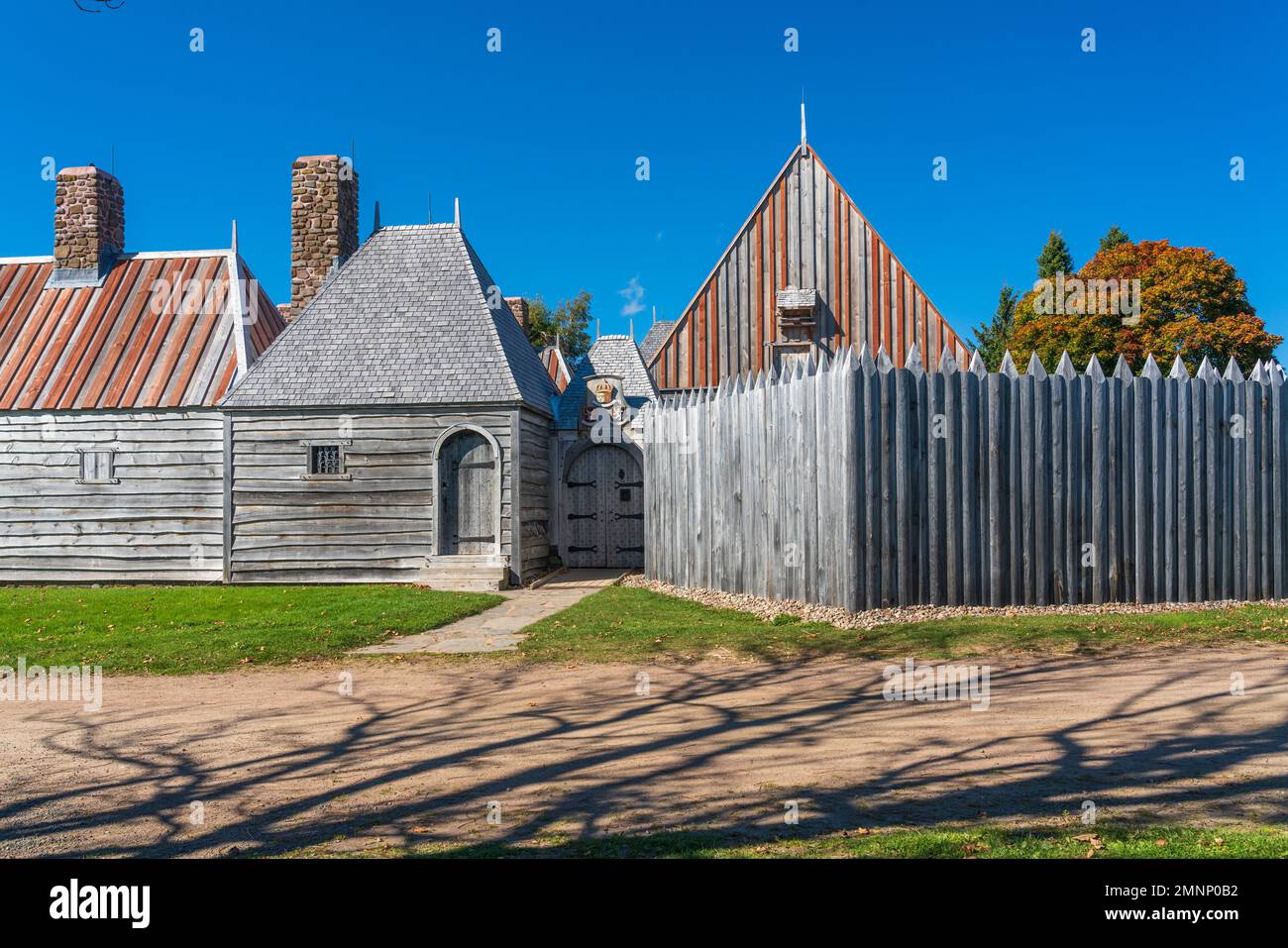 The fort at the PortRoyal National Historic Site in Port Royal, Nova