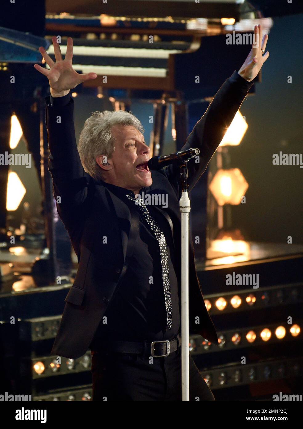 Icon Award recipient Jon Bon Jovi performs during the 2018 iHeartRadio