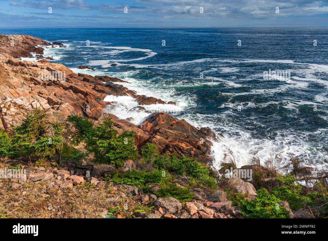 Coastal scenic of Cape Breton Highlands National Park, Nova Scotia, Canada. Stock Photo