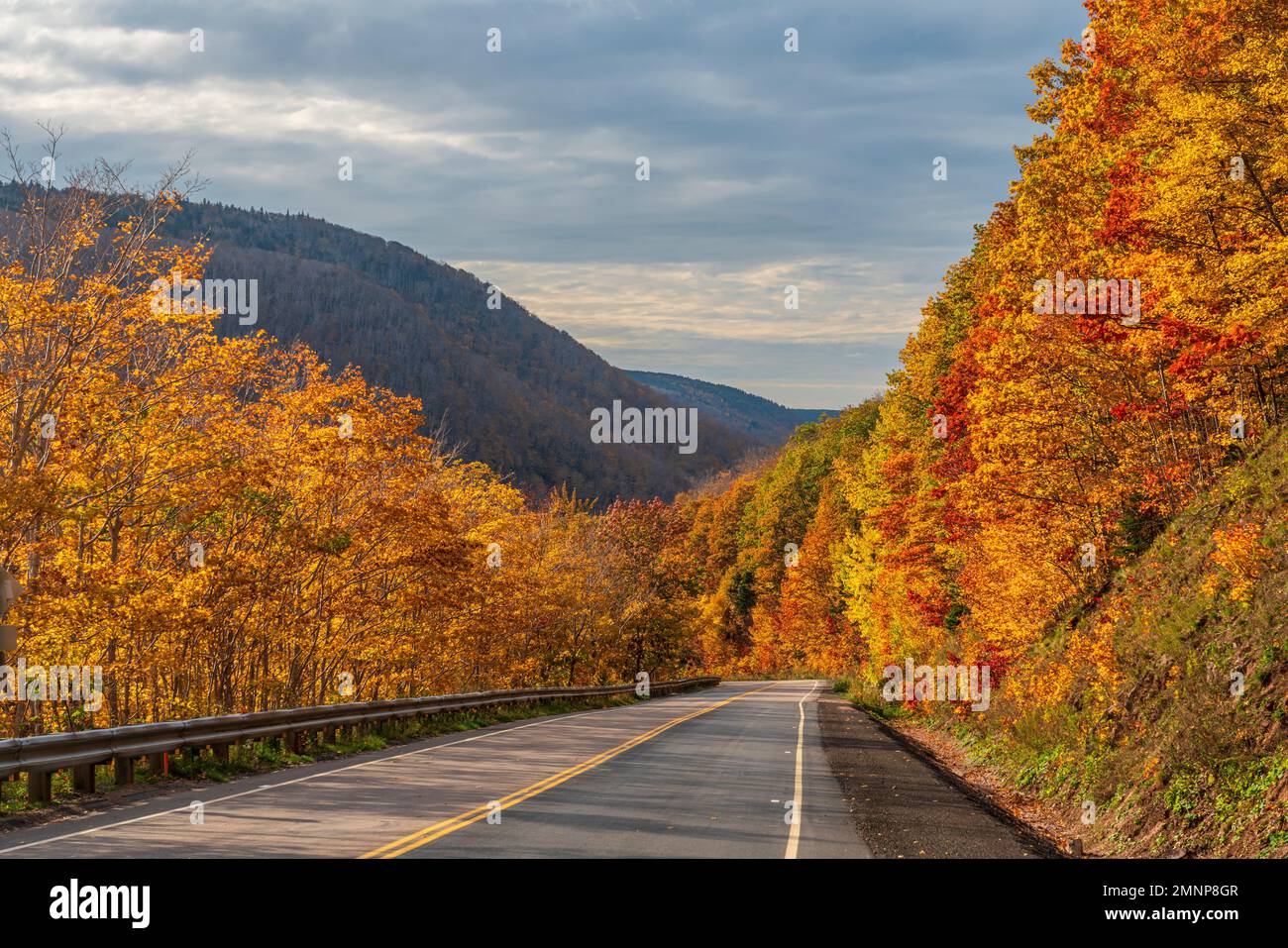 The Cabot Trail And Fall Foliage Through Cape Breton Highlands National