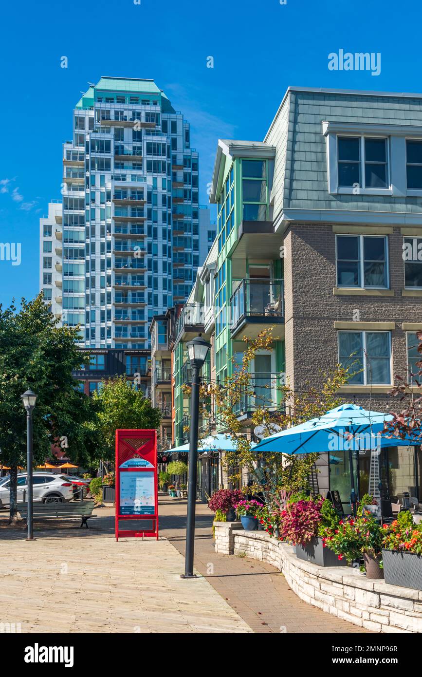 The waterfront downtown buildings in Halifax, Nova Scotia, Canada Stock