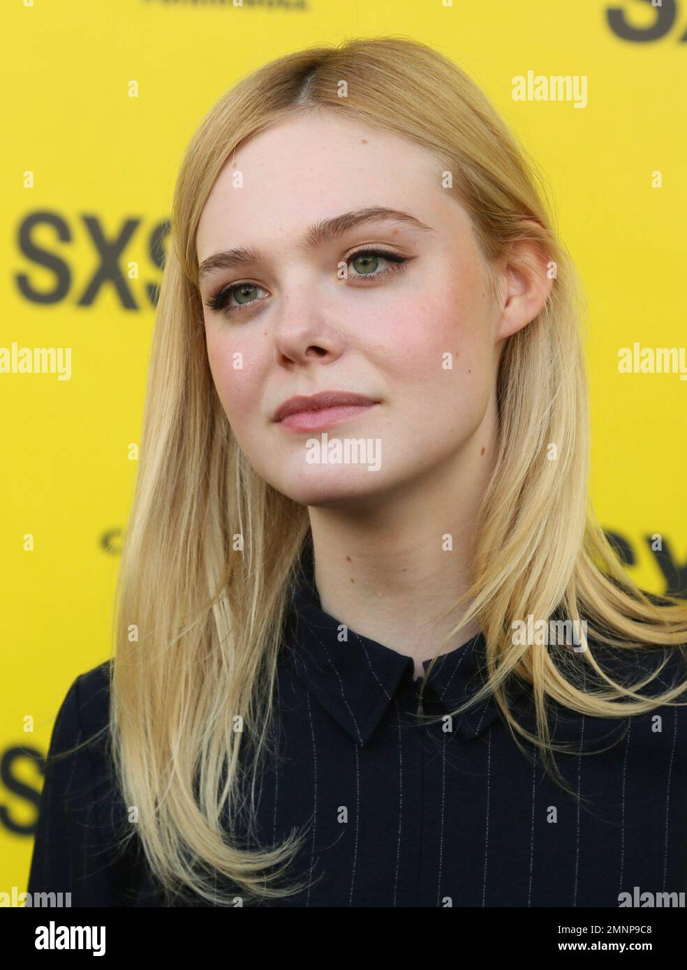 Elle Fanning arrives for the world premiere of "Galveston" during the