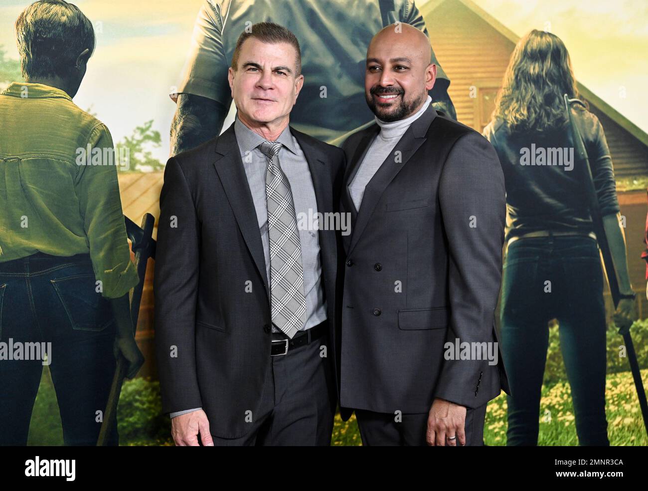 Producers Marc Bienstock, left, Ashwin Rajan attend the 
