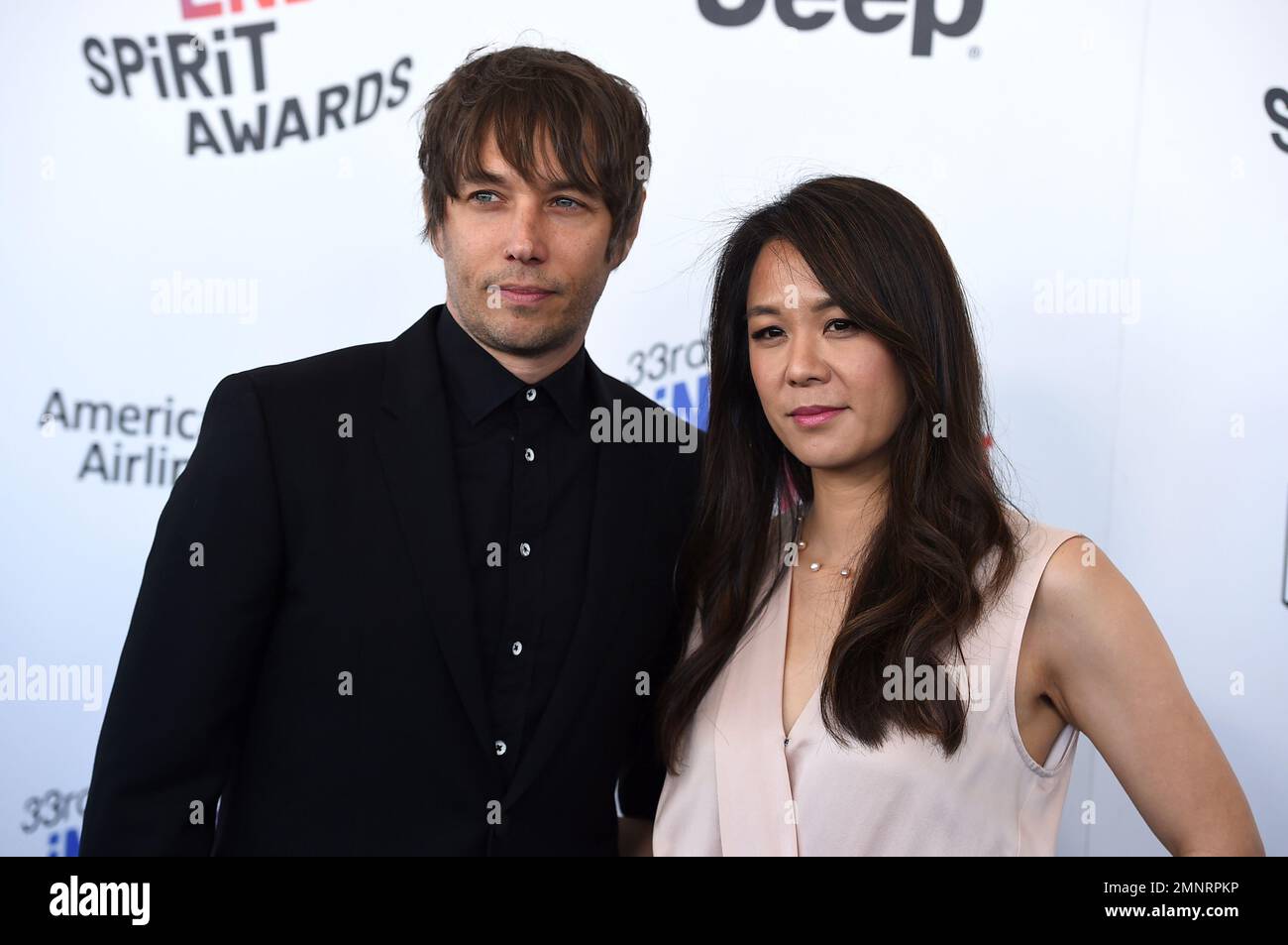 Sean Baker, left, and Samantha Quan arrive at the 33rd Film Independent