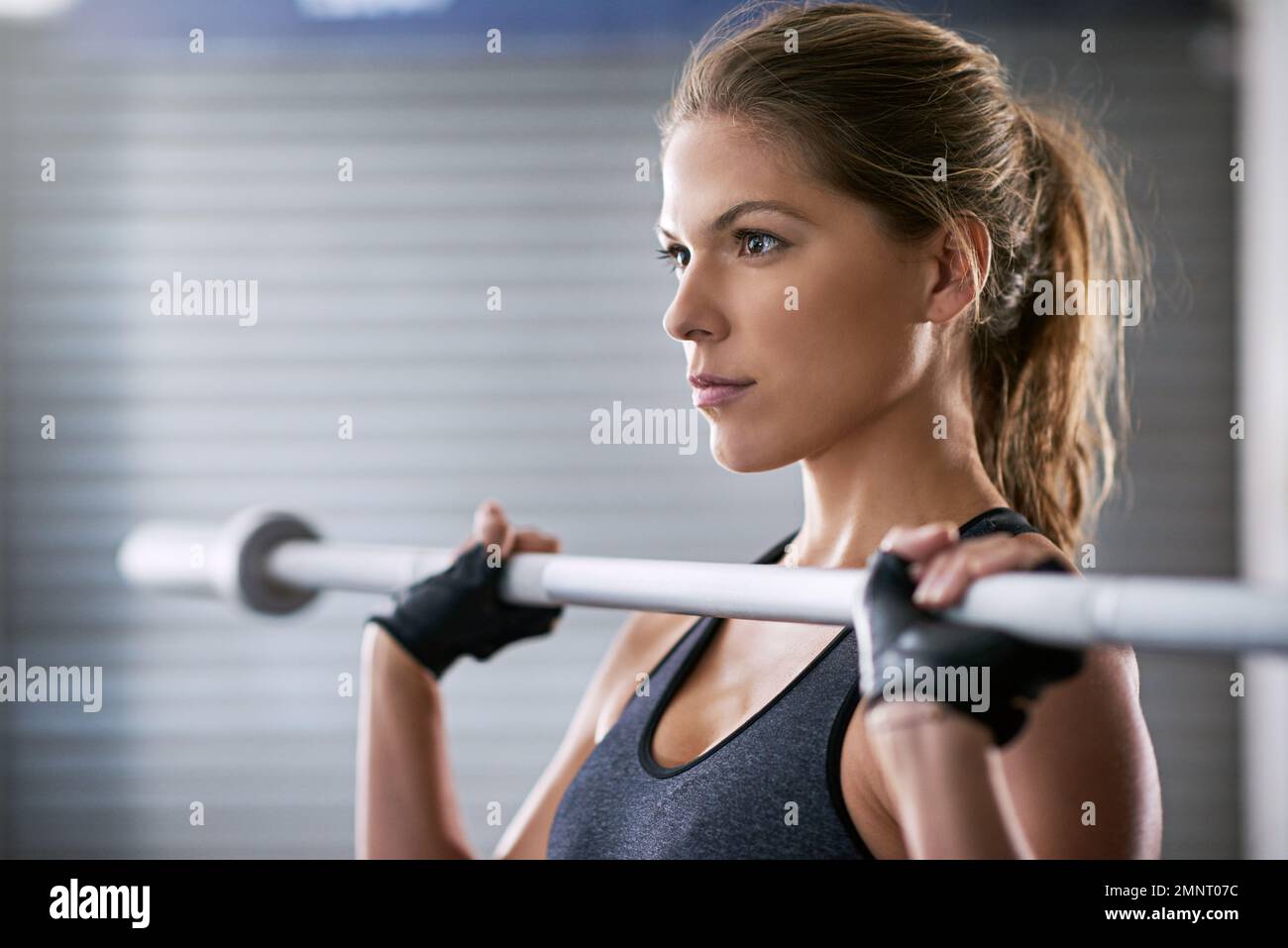 Working Perfectly Perfect fit toned female body hi-res stock photography and images - Alamy