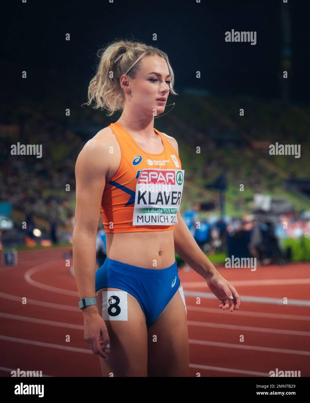 Lieke KLAVER concentrated in the 400 meters of the European Athletics ...