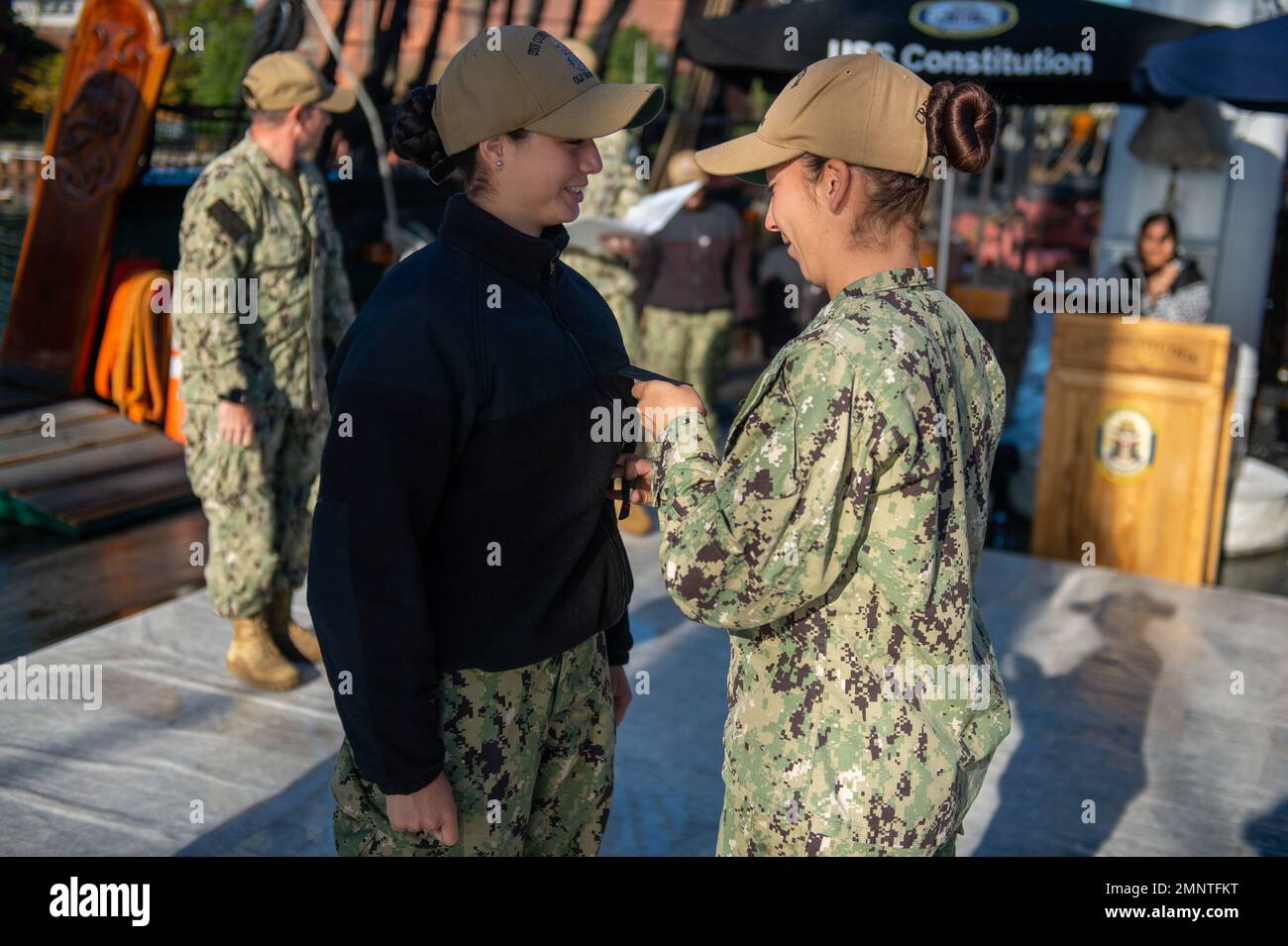 BOSTON (Oct. 6, 2022) U.S. Navy Aviation Boatswain's Mate 3rd Class