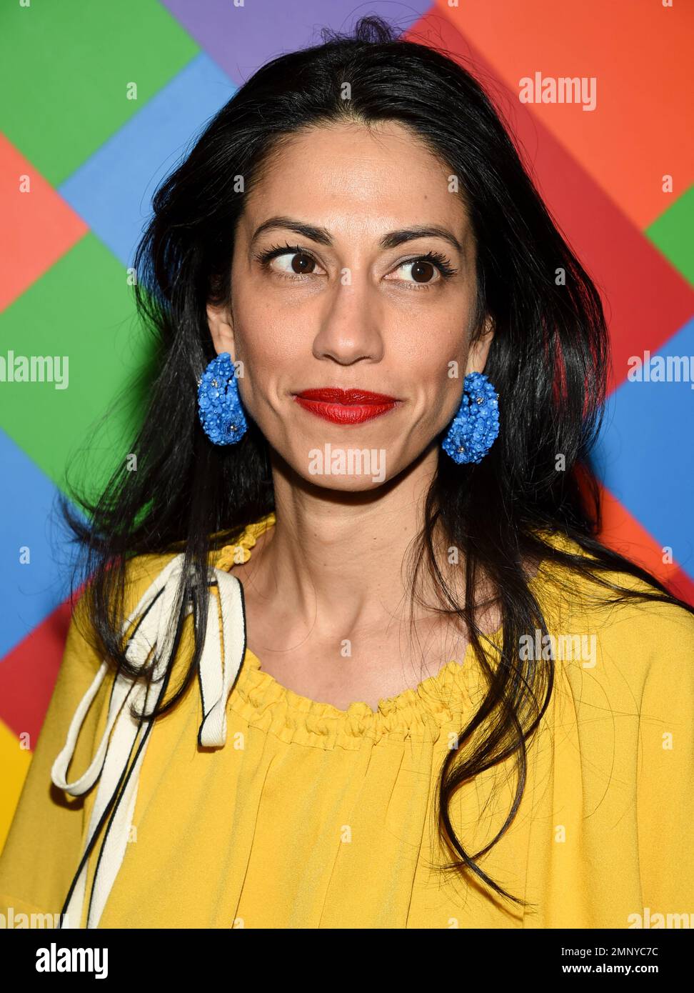 Huma Abedin attends a special screening of "Black Panther" at the