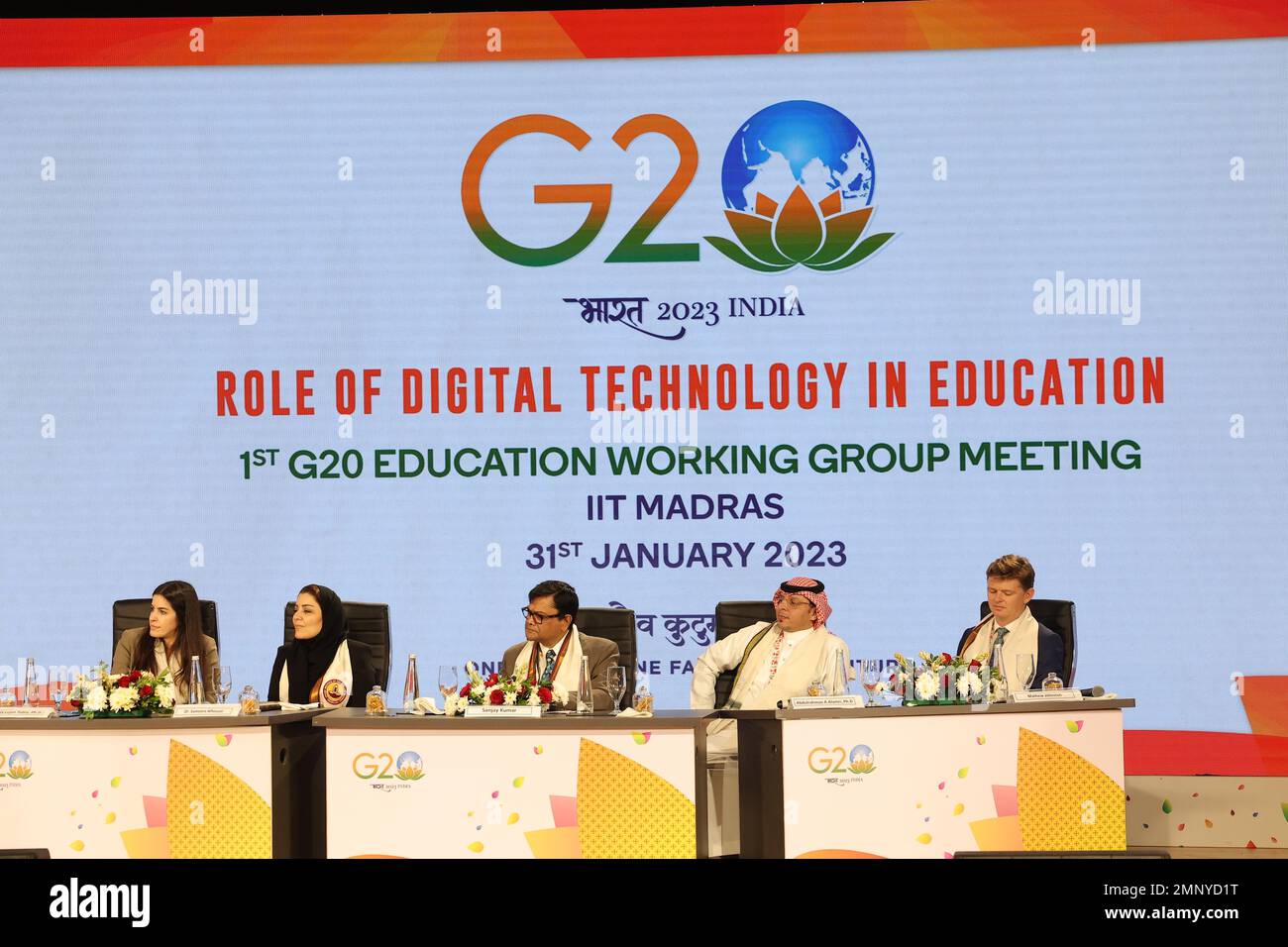 Chennai, India. 31st Jan, 2023. The first phase of G20 Summit 2023 held in Chennai, India on