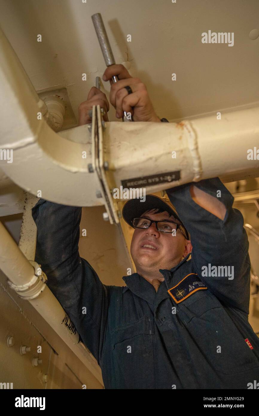 Aviation Electronics Technician 3rd Class Stephanus Jordaan, from