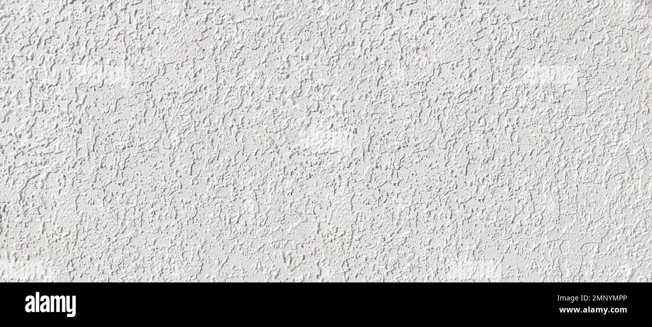 White old cement concrete wall background textured Stock Photo