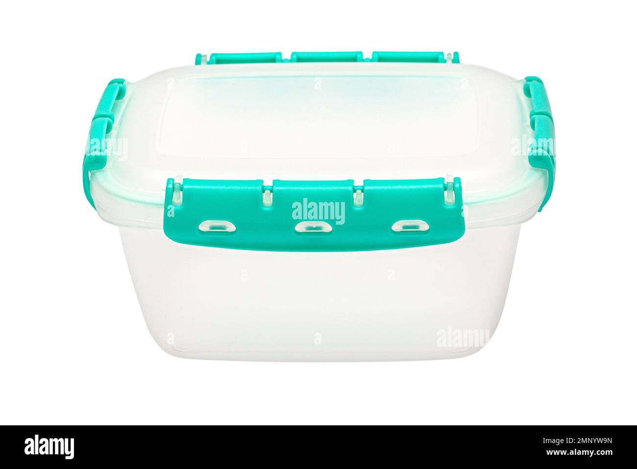 Plastic container storage box with a lid with clipping path Stock Photo ...