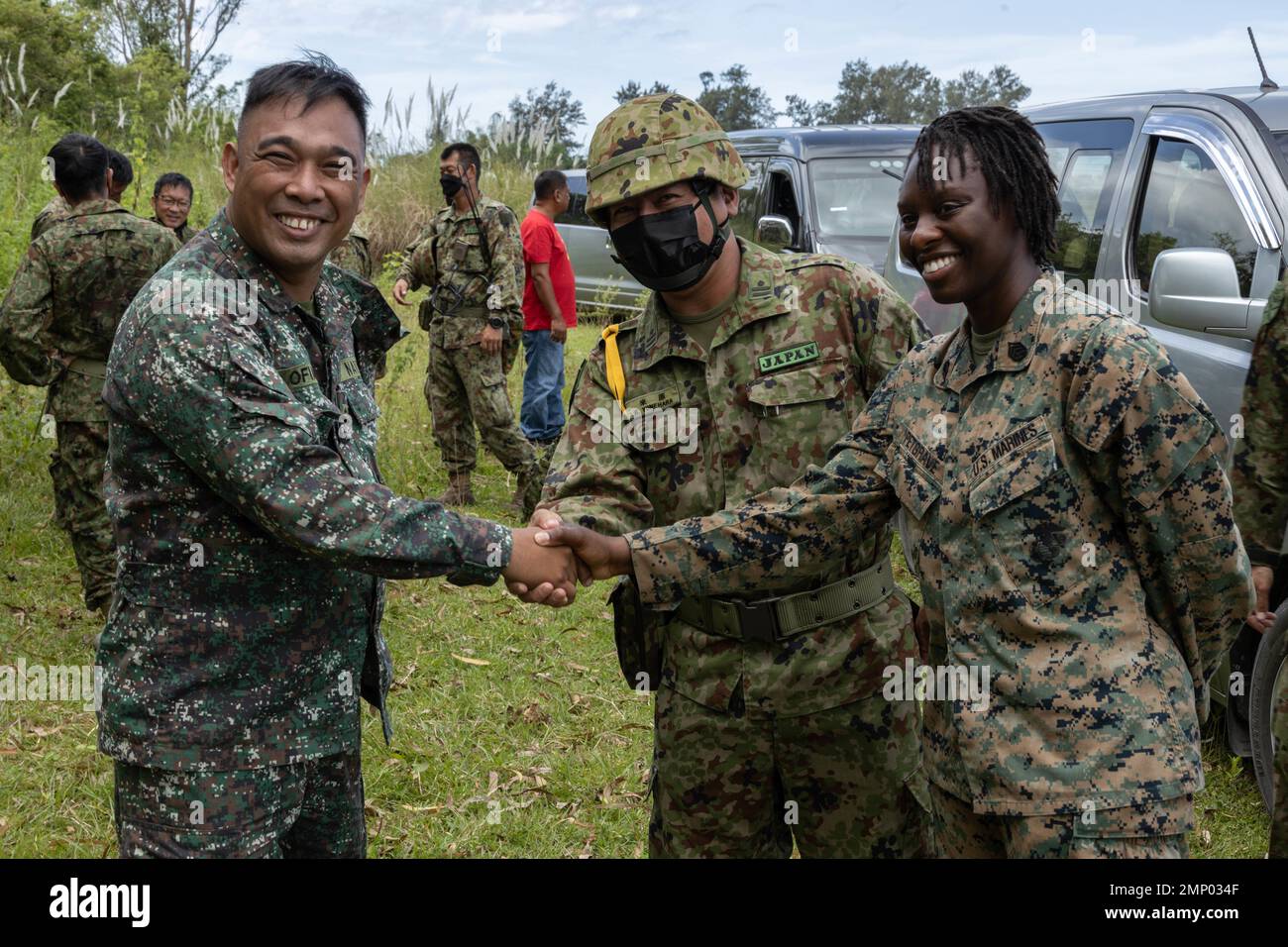 Netdc Uniform Philippine Marine Corps Maj. Jojit R. Ofiaza, Japan Ground Self-Defense ...