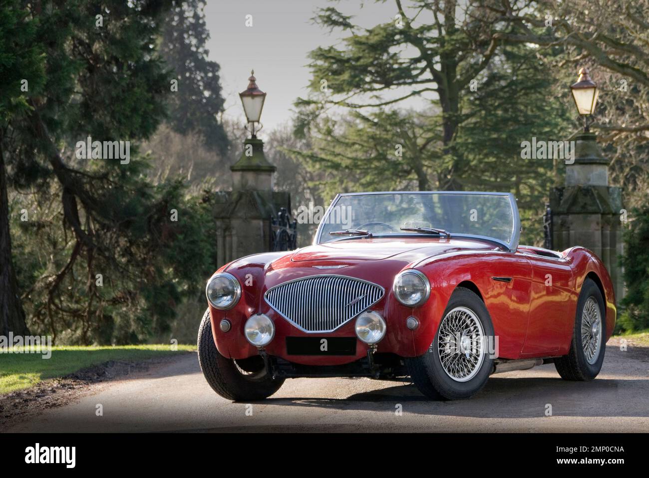 1950's Austin Healey 100M British Sports car Stock Photo Alamy
