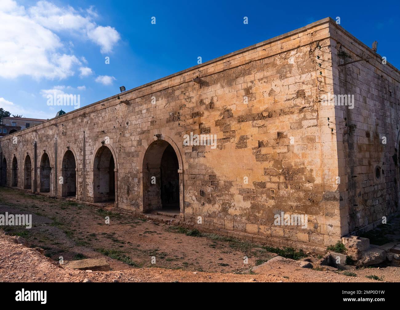 Chateau Neuf fort stables, North Africa, Oran, Algeria Stock Photo