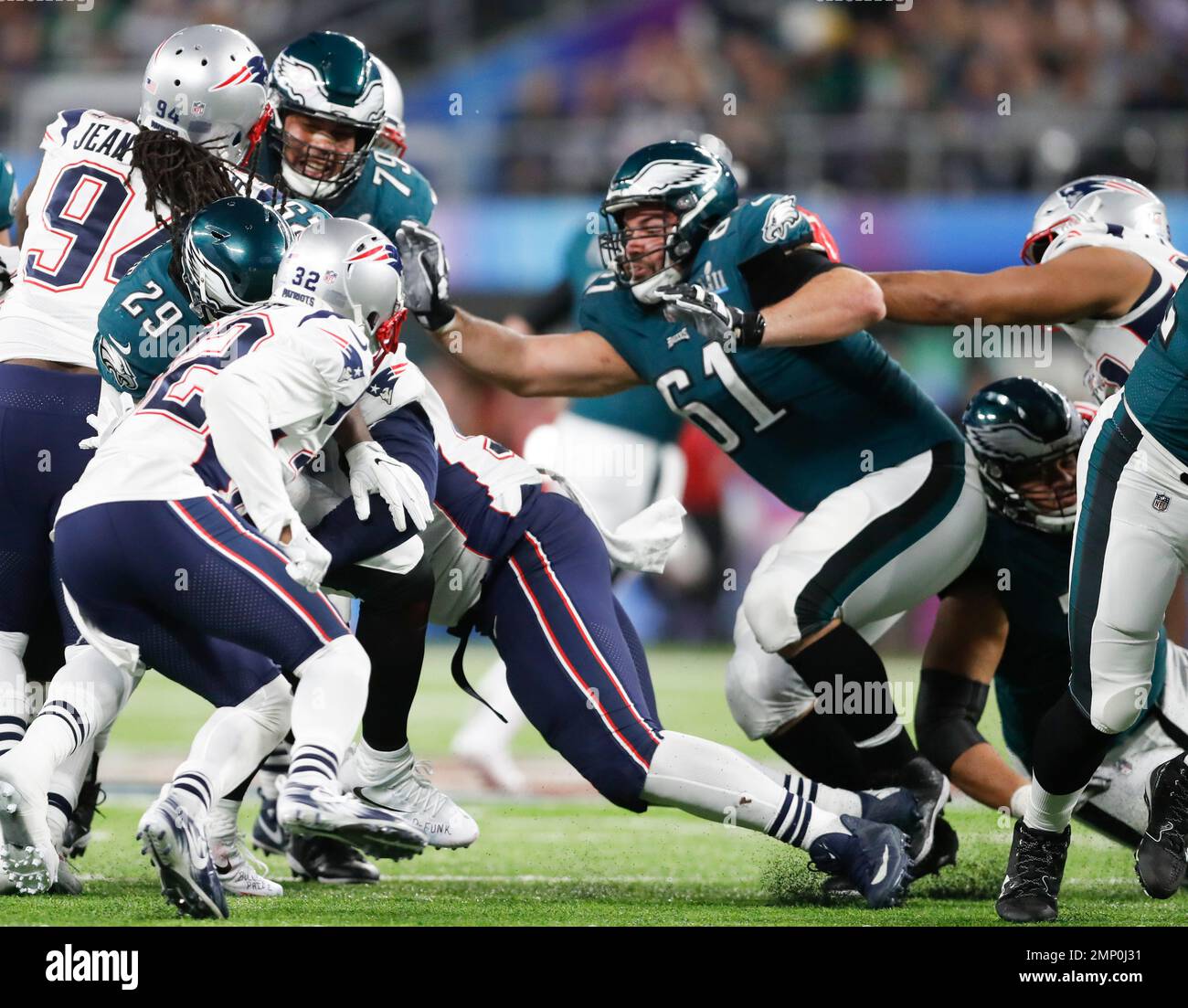 Philadelphia Eagles' Aziz Shittu during the second half of the NFL