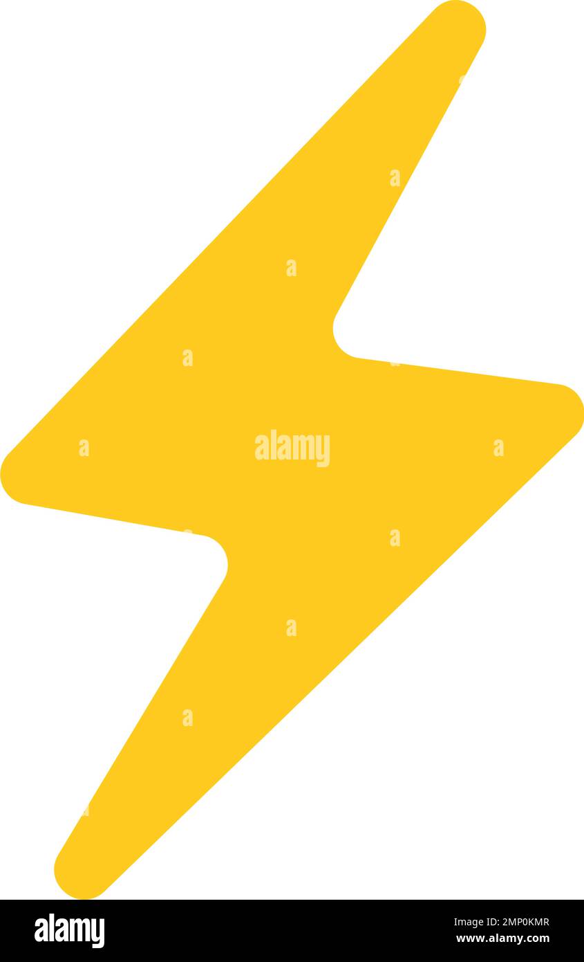 Lightning Icon. Energy icon. Charging. Editable vector. Stock Vector