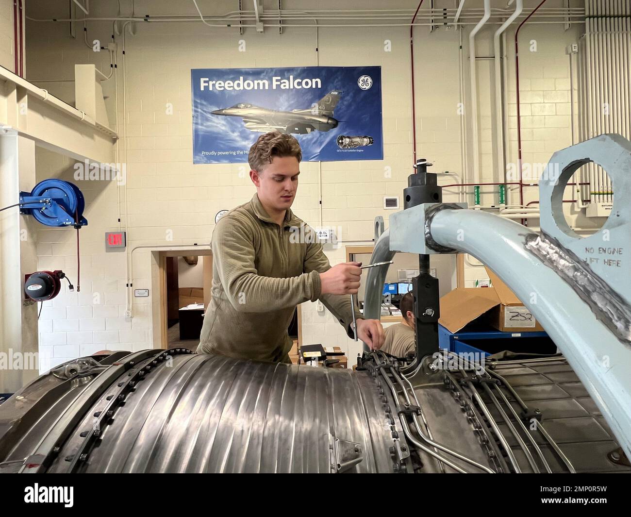 An Aerospace Propulsion specialist assigned to the 148th Fighter Wing ...