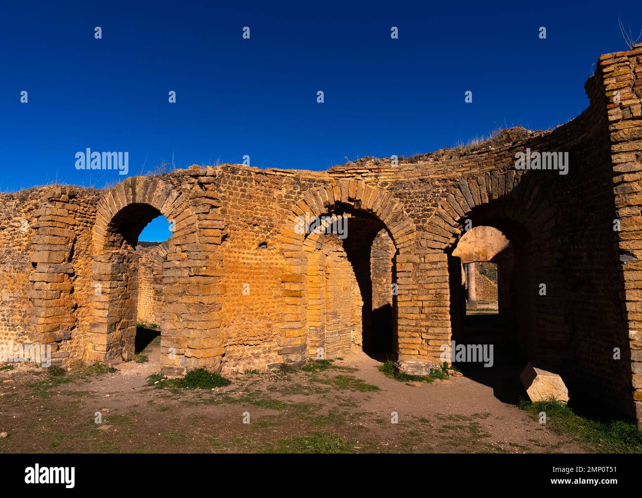 The Great Baths in the Roman ruins, North Africa, Djemila, Algeria