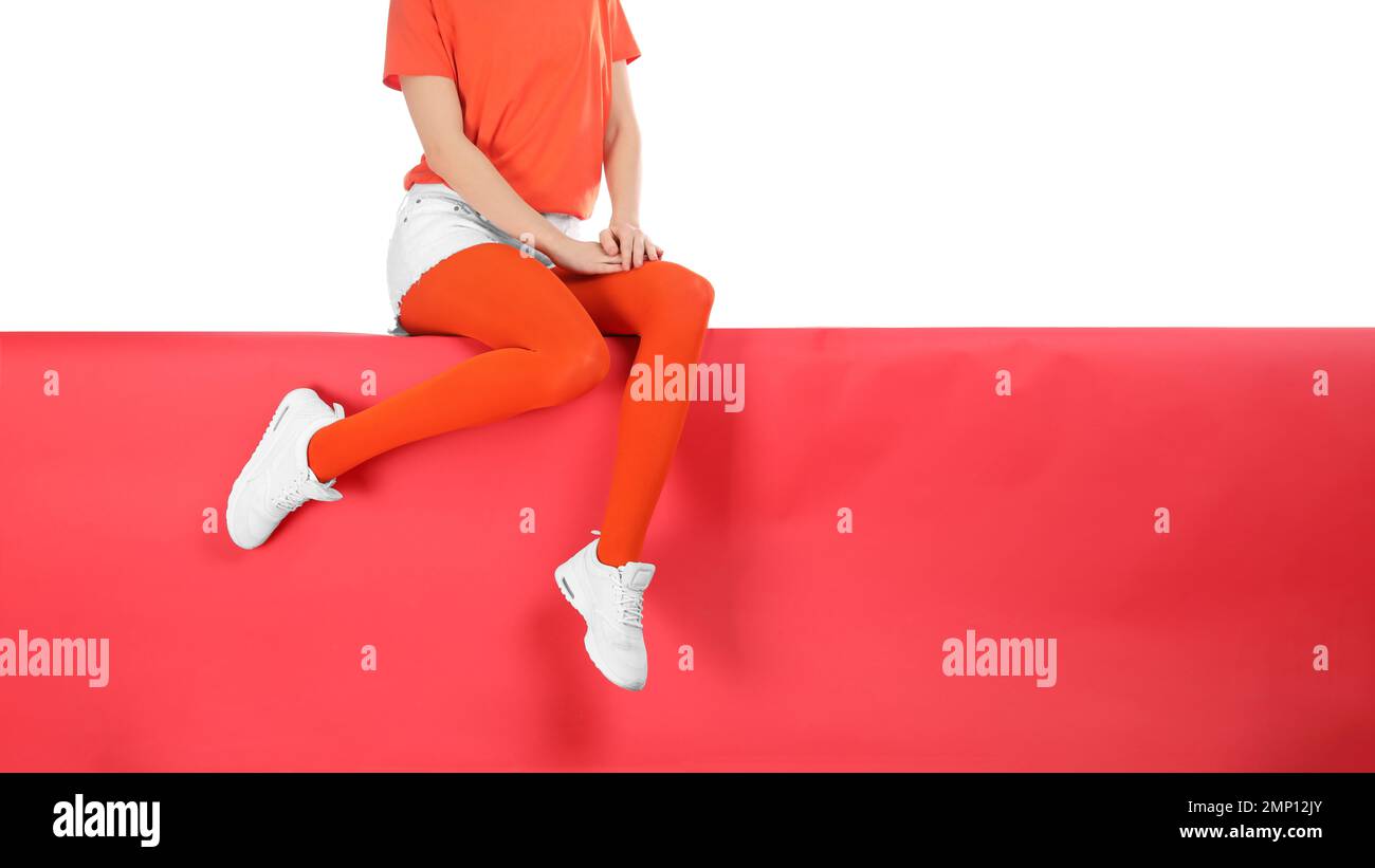 Red tights hi-res stock photography and images - Page 2 - Alamy