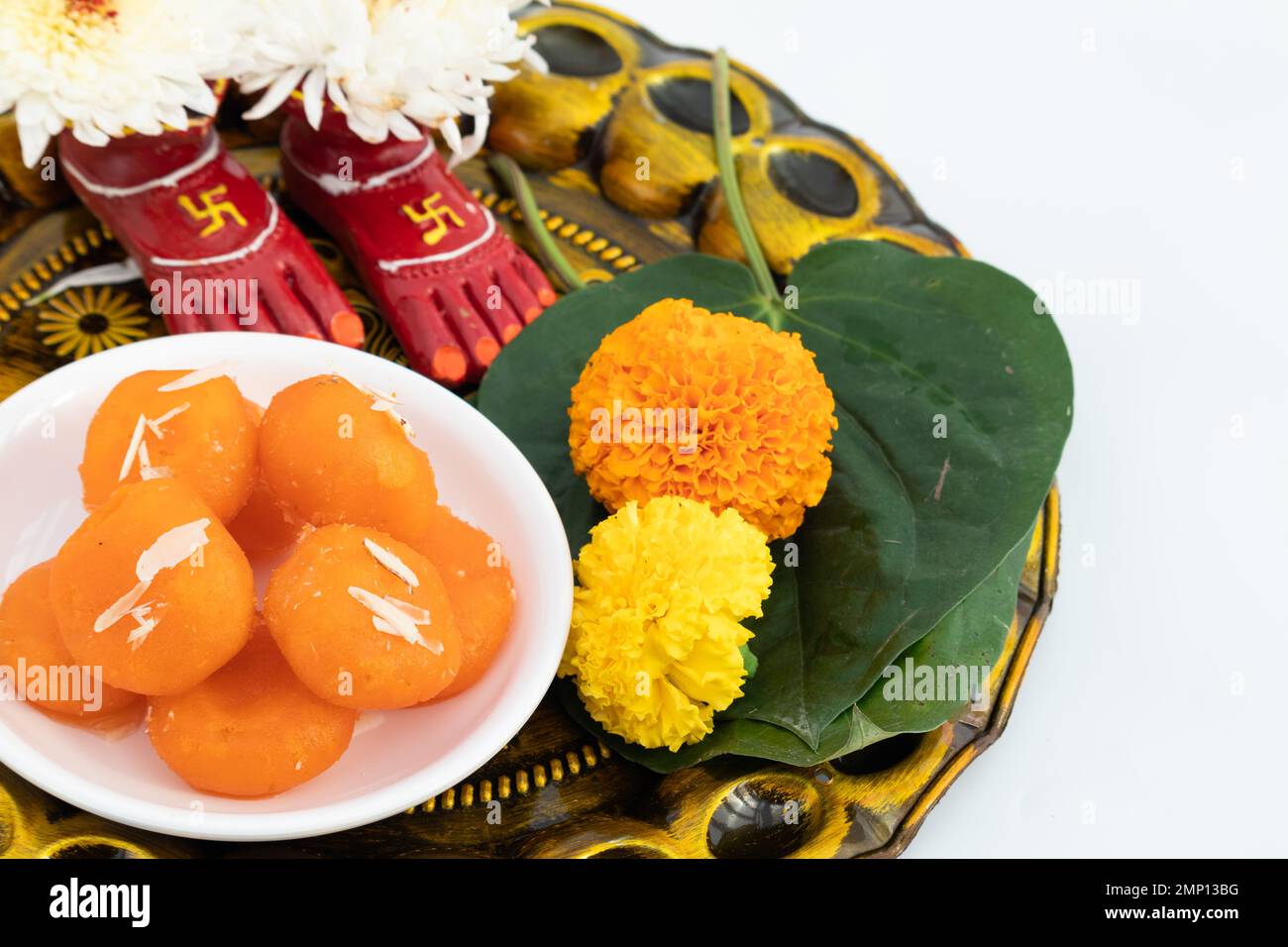 Indian Bengali Mithai Orange Kheer Mohan Also Called Khira Mohan