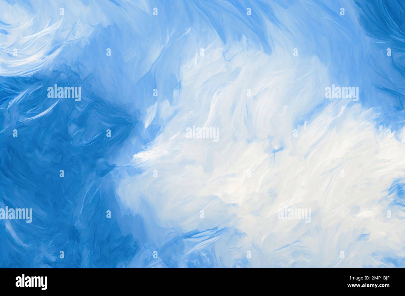 Abstract blue and white oil paint texture background Stock Photo - Alamy