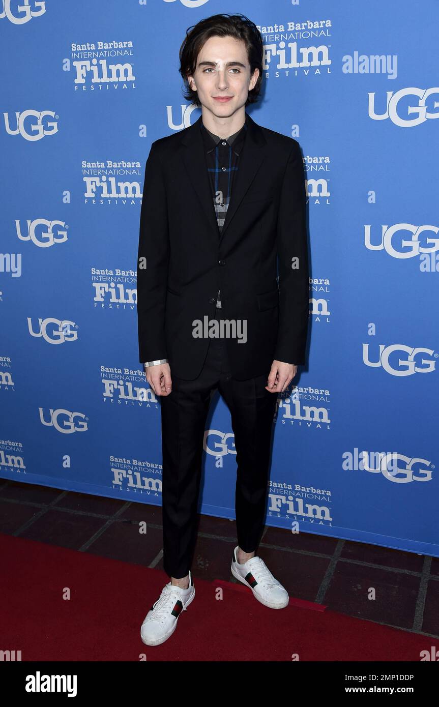Timothee Chalamet attends the 2018 Santa Barbara International Film