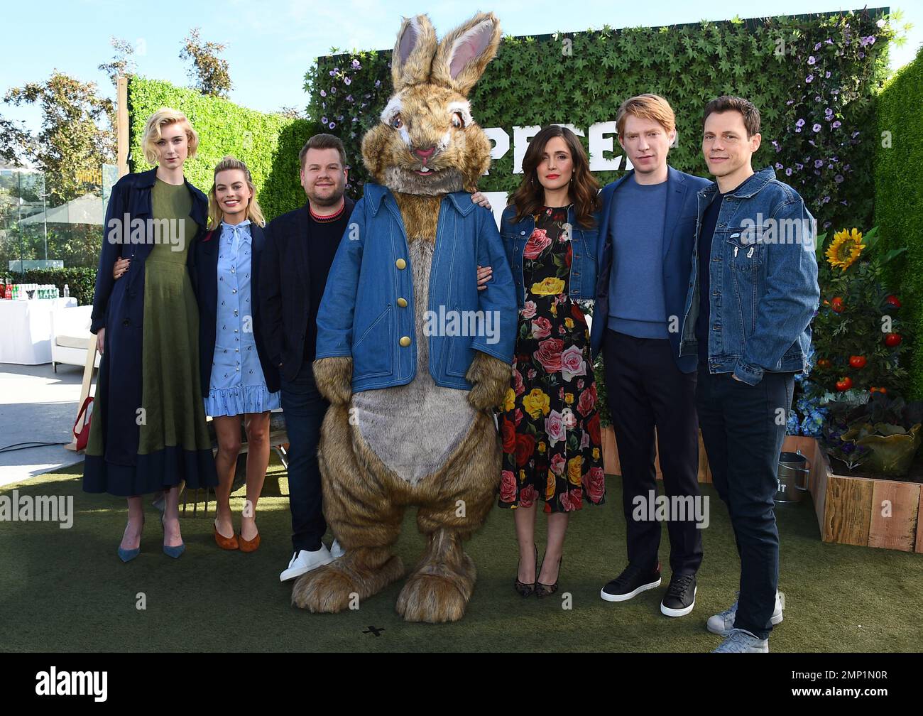 Elizabeth Debicki, Margot Robbie, James Corden, Peter Rabbit, Rose ...