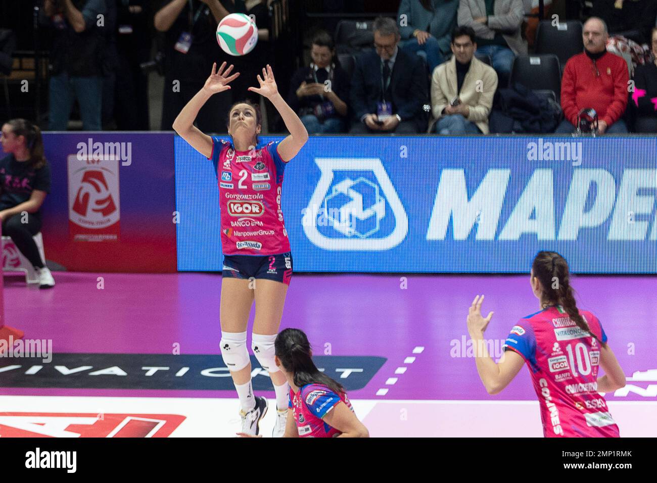 Carlotta Cambi (Novara) in action Stock Photo