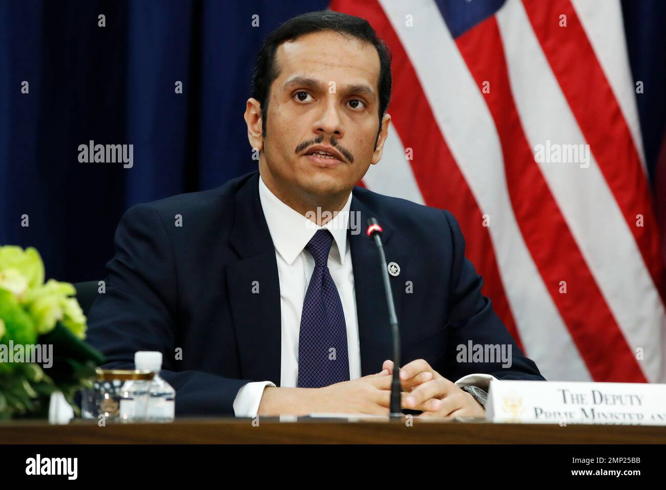 Qatar's Foreign Minister Sheikh Mohammed bin Abdulrahman Al Thani