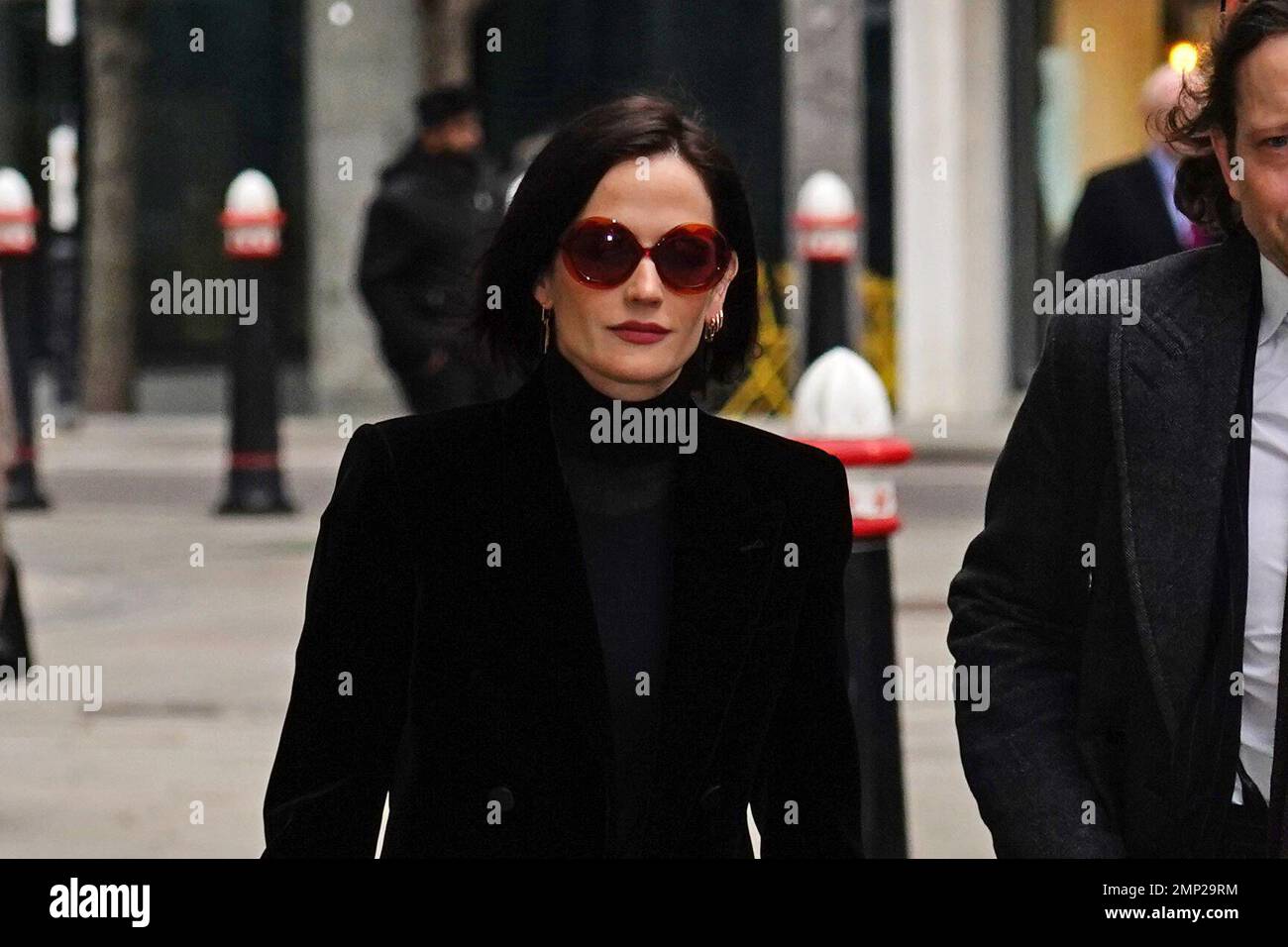Eva Green arrives at the Rolls Building, London, for her High Court