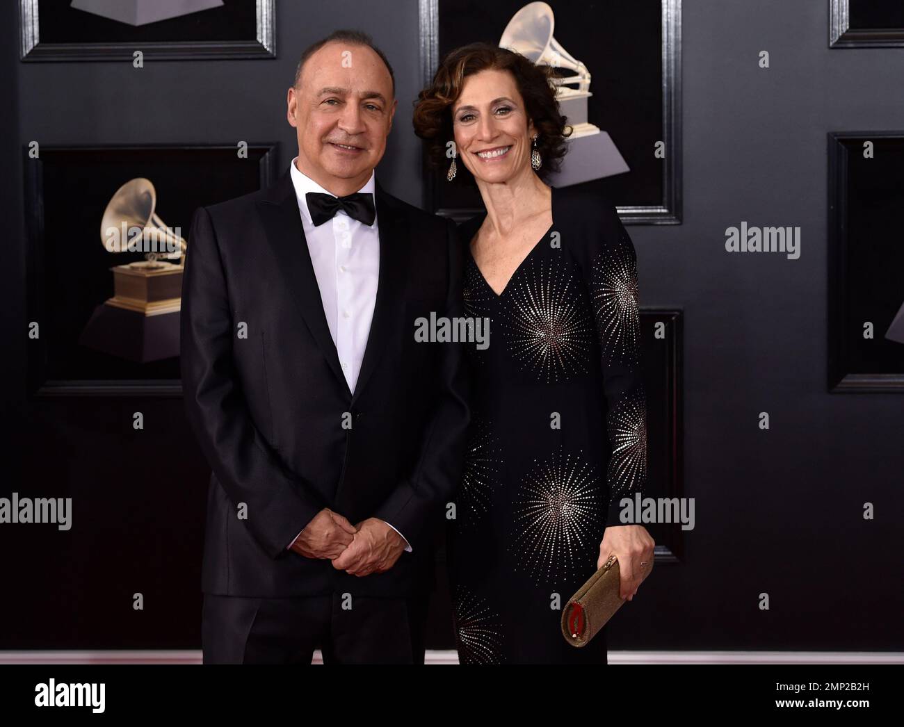 Len Blavatnik Left And Emily Appelson Arrive At The 60th Annual 