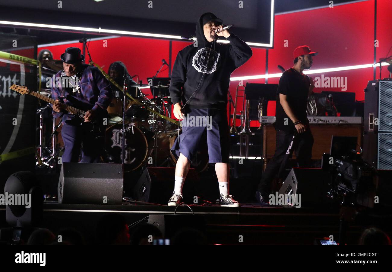 Body Count performs at the 60th annual Grammy Awards at Madison Square