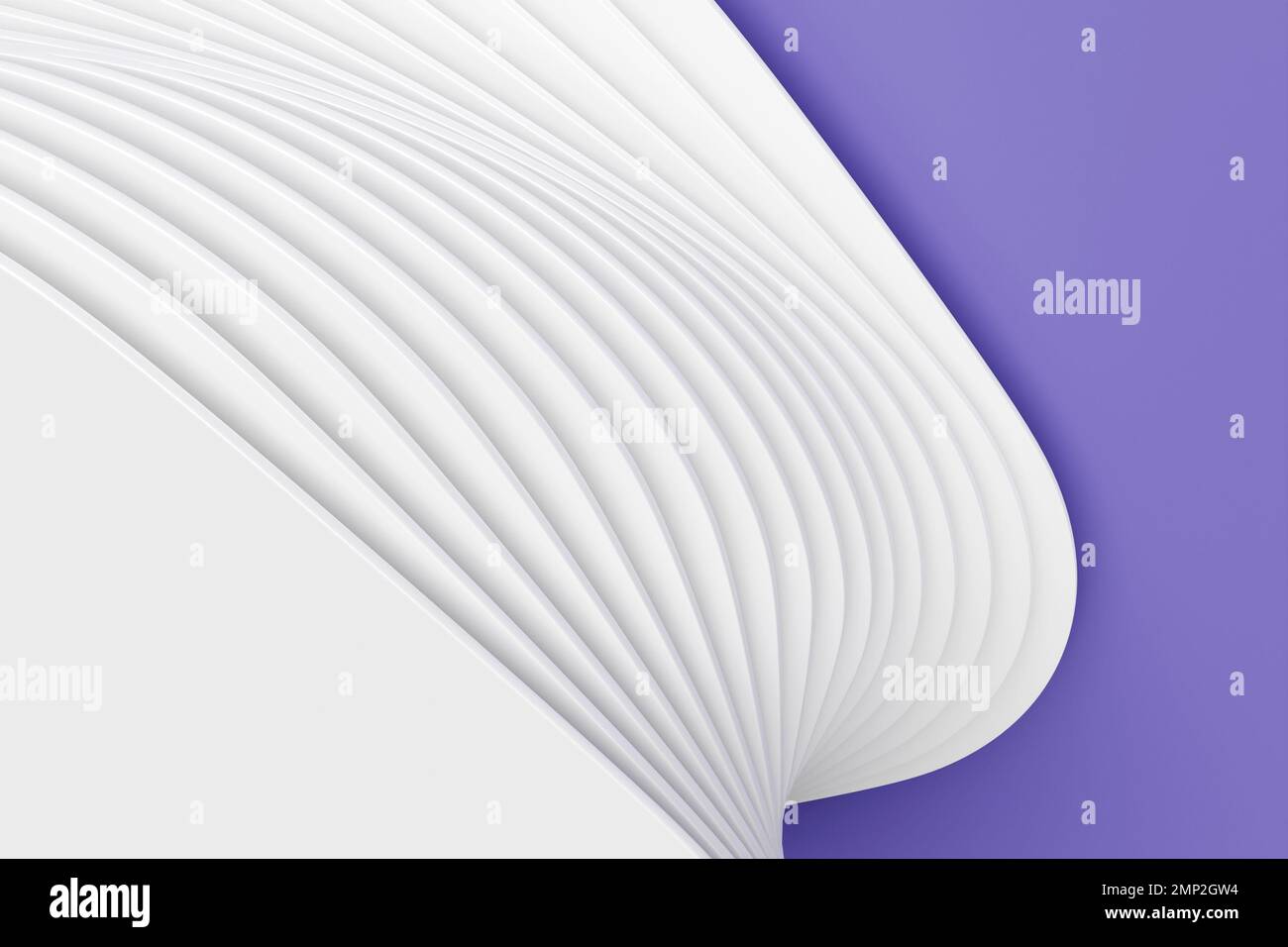 Abstract surface background with various white lines. 3D rendering ...