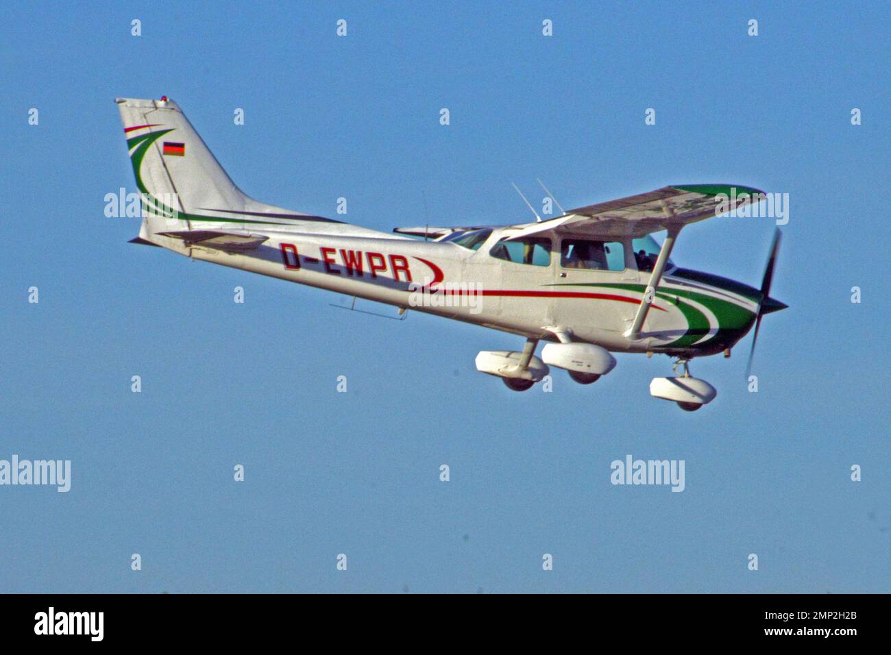 Germany, Bavaria, Oberschleissheim:   D-EWPR  Cessna 172N Skyhawk  (c/n 72032). Stock Photo