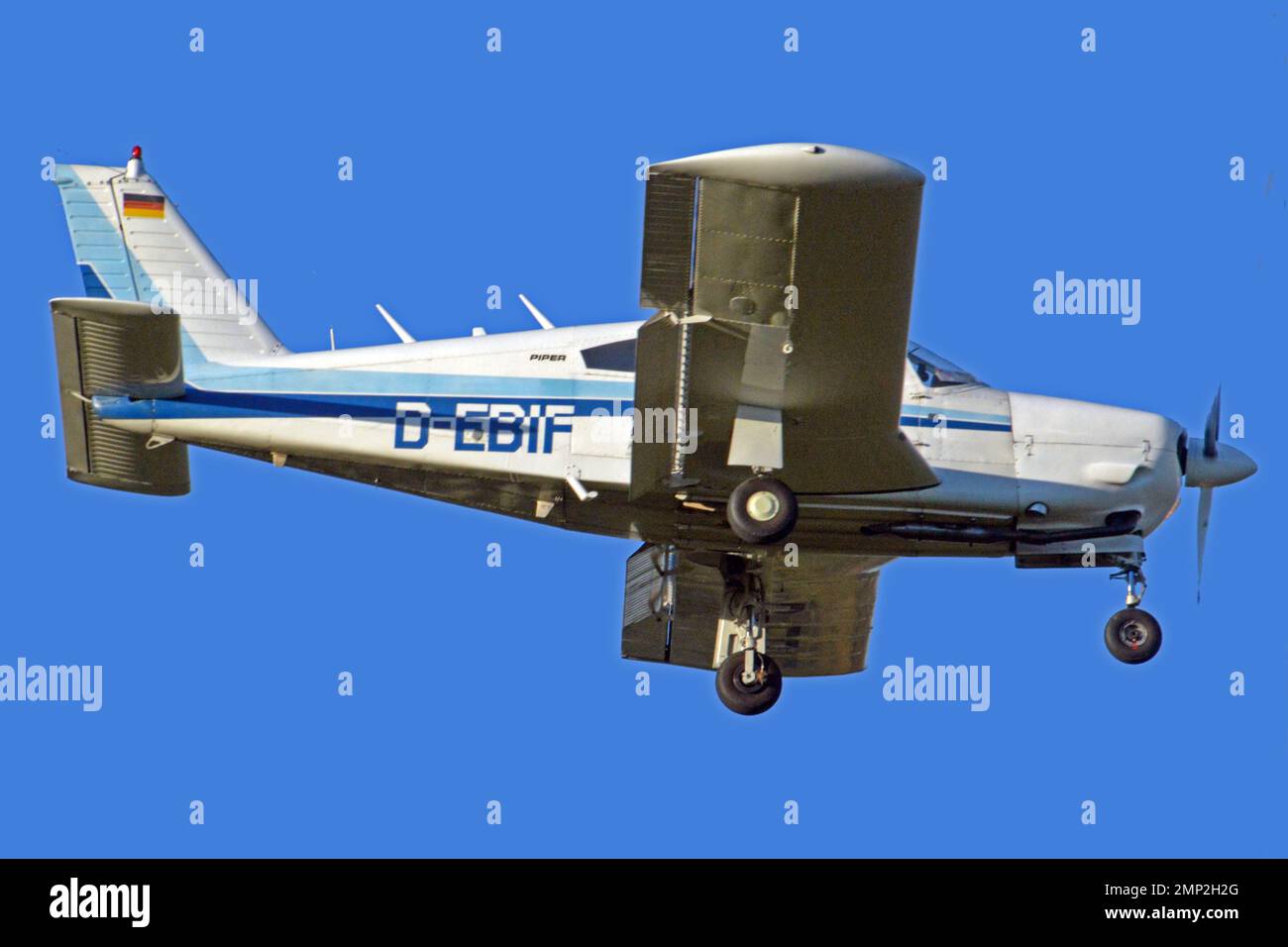 Germany, Bavaria, Oberschleissheim: D-EBIF Piper PA.28R Cherokee Arrow ...