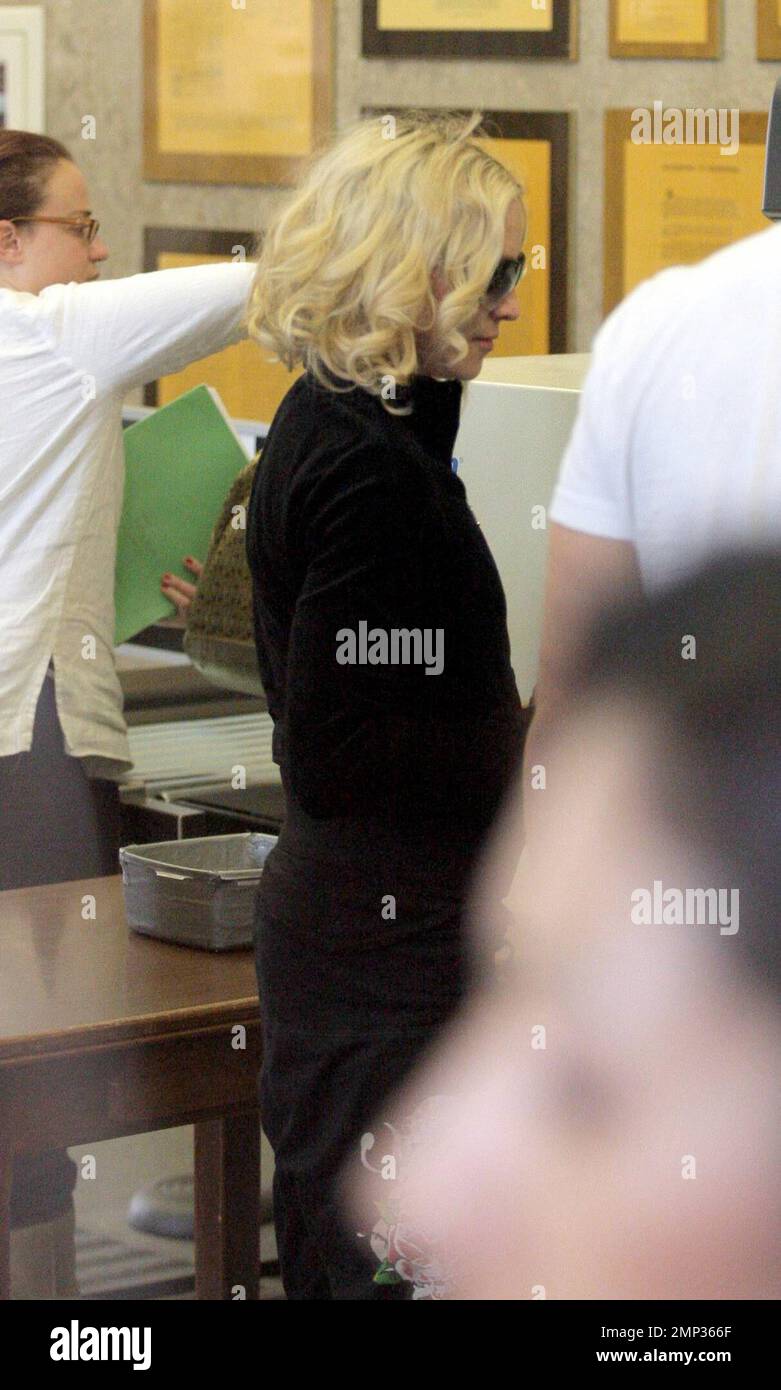 Yes, even celebs have to serve jury duty! Madonna goes through the