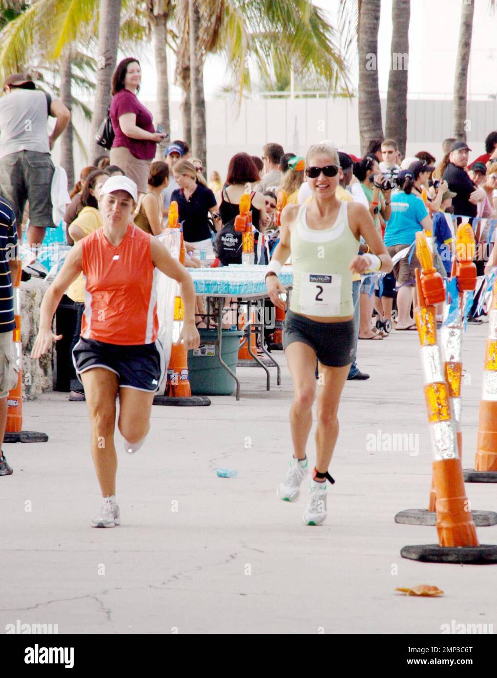 Anna Kournikova takes part in the first annual Nautica South Beach