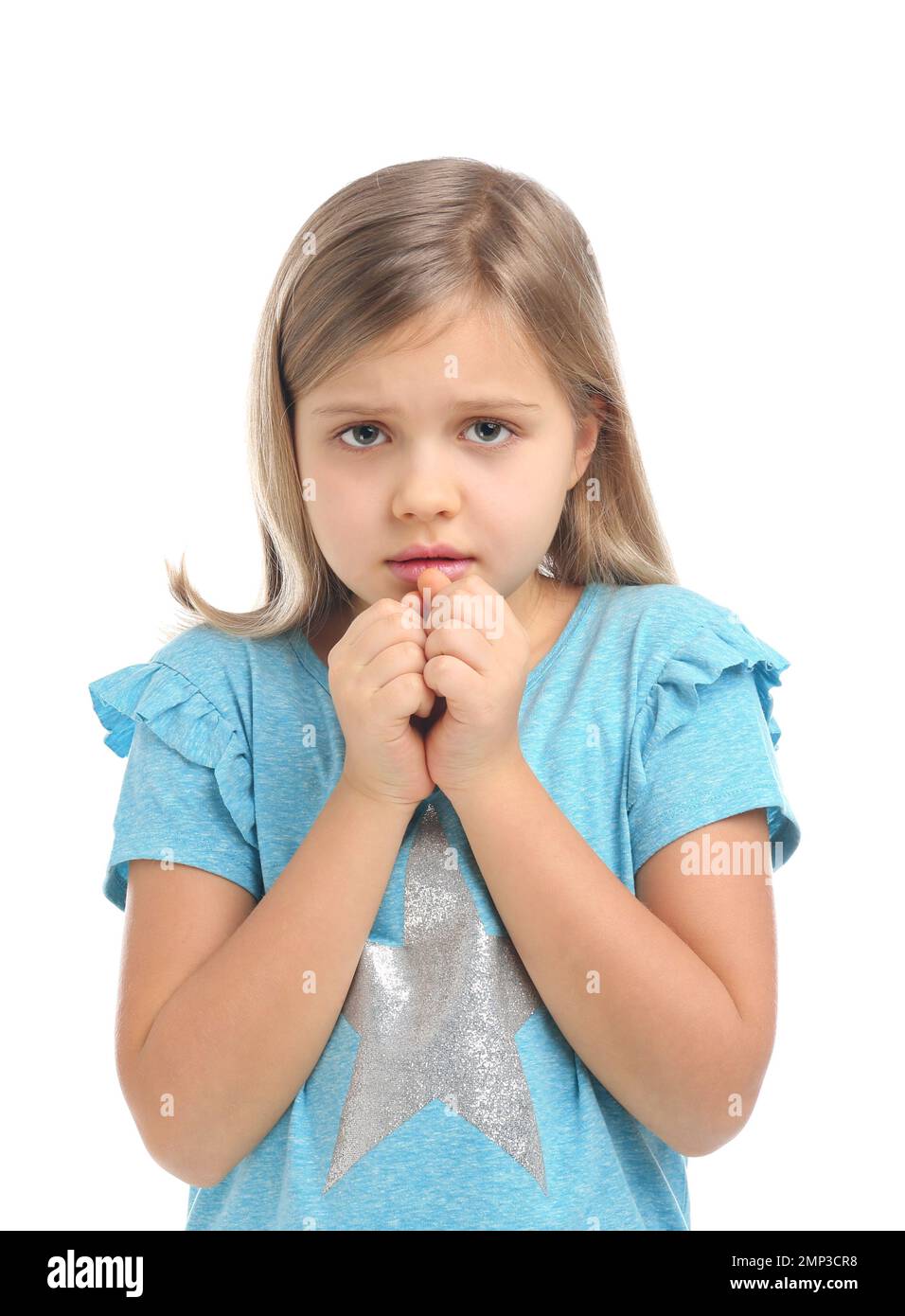 Scared little girl hi-res stock photography and images - Alamy