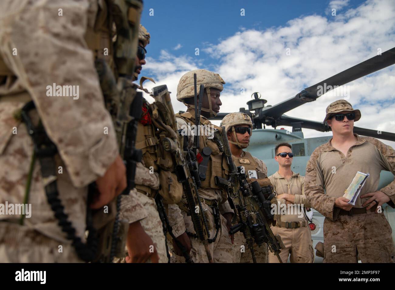 U.S. Marine Corps infantrymen with 2nd Battalion, 7th Marine Regiment ...