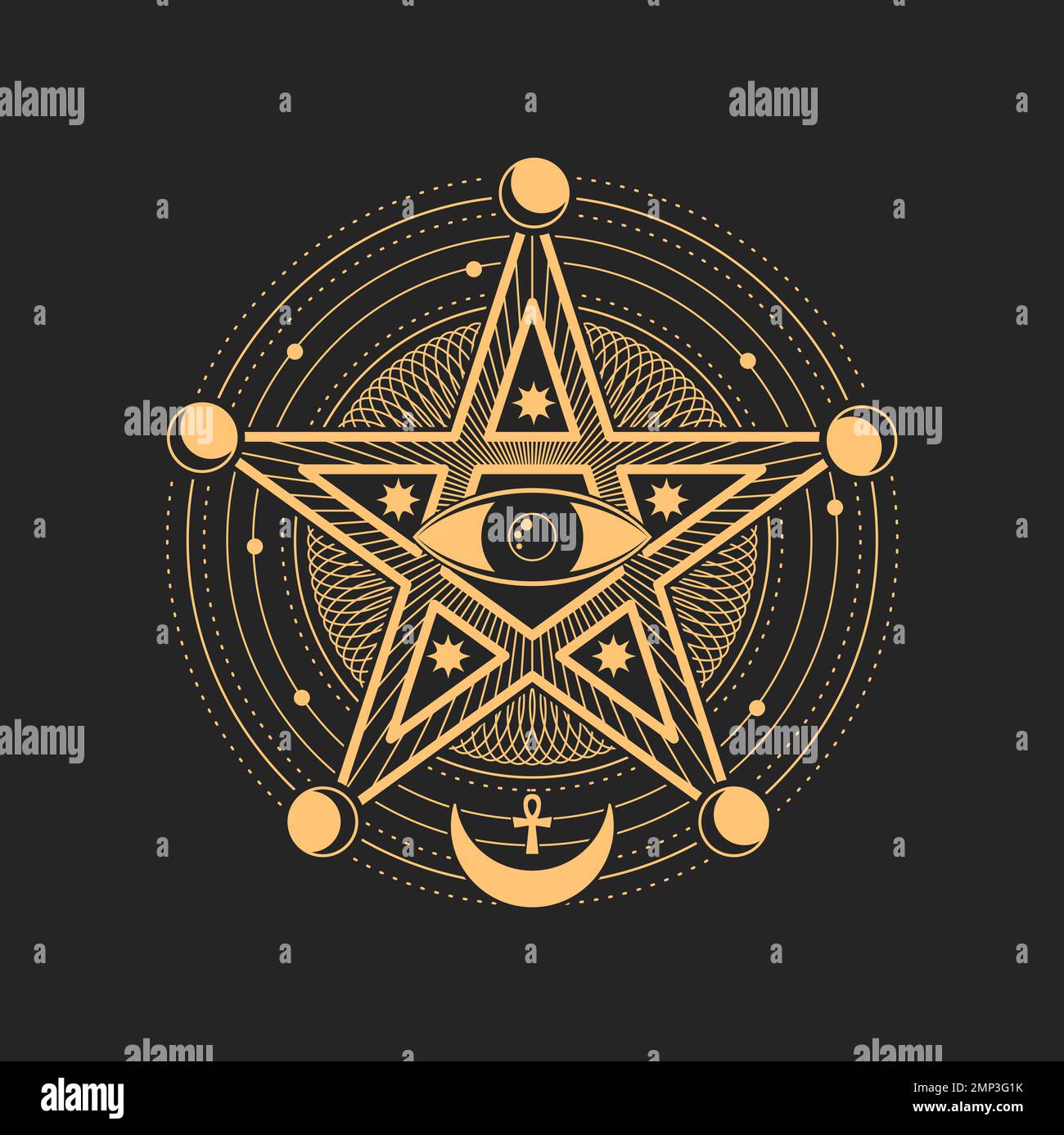 https://c8.alamy.com/comp/2MP3G1K/esoteric-occult-symbol-magic-tarot-card-vector-sign-eye-of-providence-inside-of-circle-with-pentagram-star-crescent-moon-and-stars-around-spiritual-mason-or-illuminati-symbolic-amulet-2MP3G1K.jpg