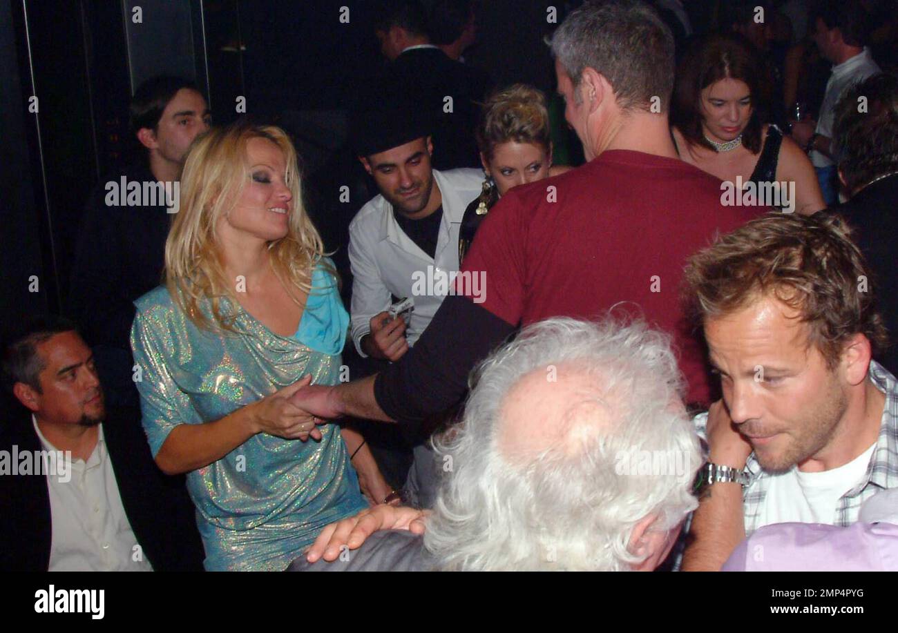 Exclusive!! Pamela Anderson parties the night away at the launch party