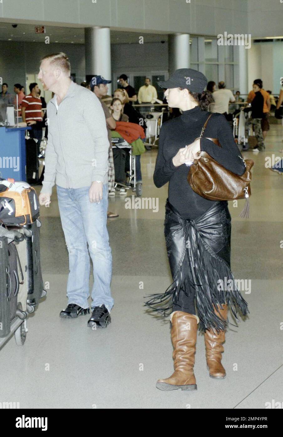 Exclusive!! Tennis ace Boris Becker and longterm girlfriend Sharlely