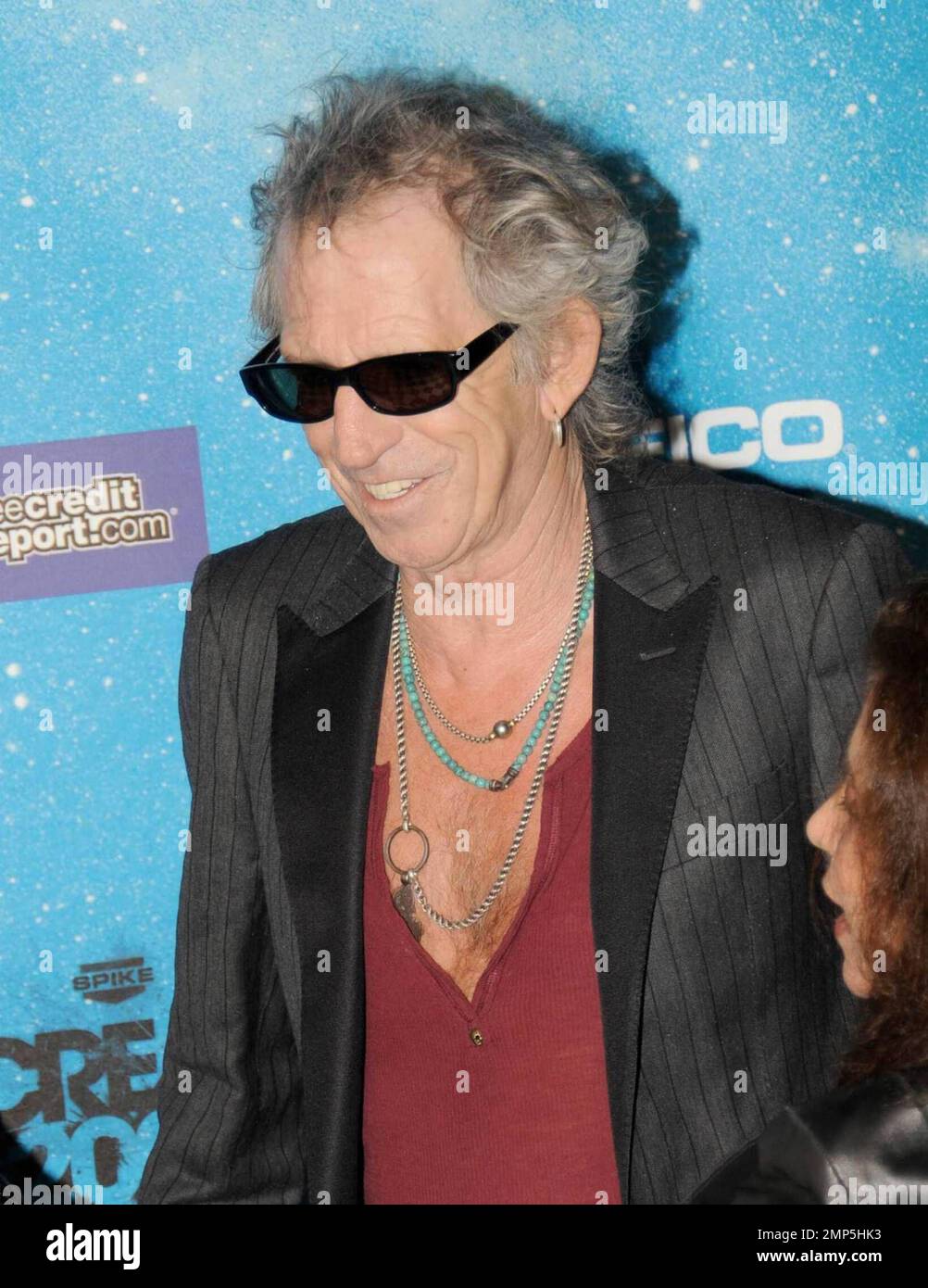 Keith Richards at the Spike TV 2009 Scream Awards, at the Greek