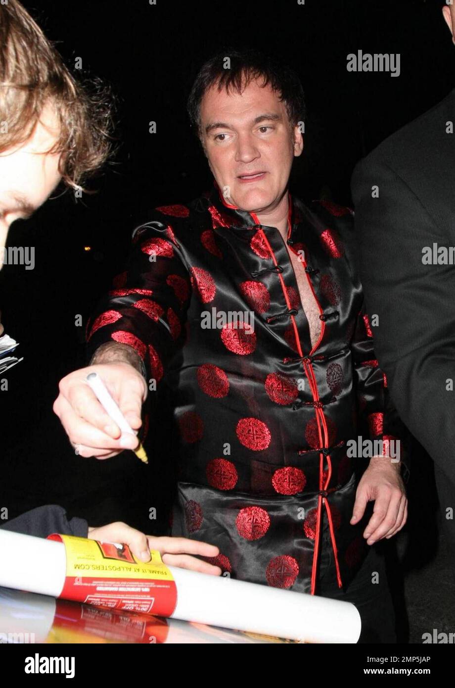 Quentin Tarantino attends the 2009 Spike TV Scream Awards at the Greek