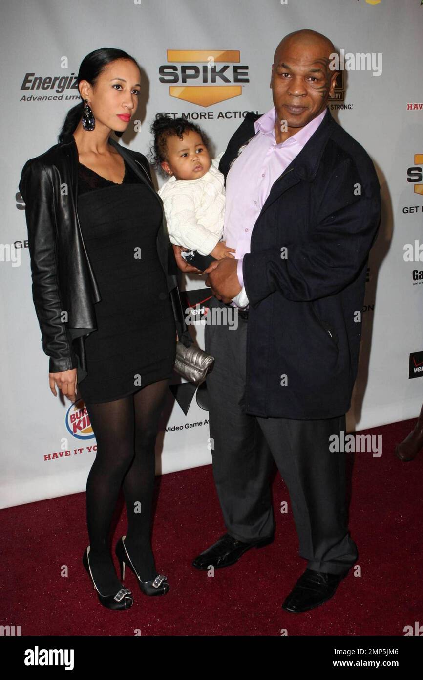 Mike Tyson with family at Spike TV's Video Game Awards 2009. Los ...