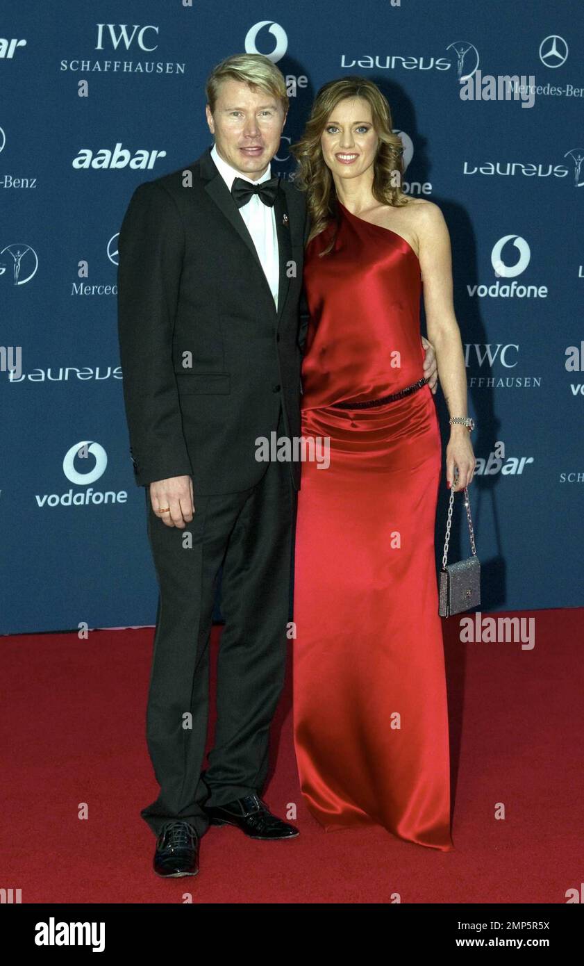 Mika Hakkinen at the 2010 Laureus World Sports Awards in Dubai, UAE. 3