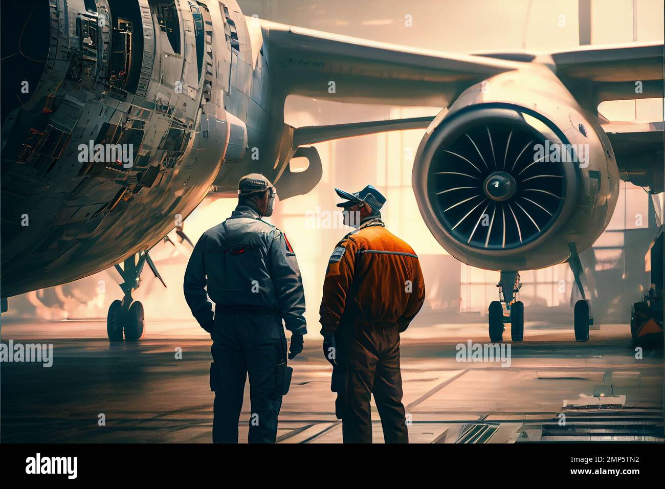 AERONAUTICAL engineers are doing MAINTENANCE AIRCRAFT ENGINE IN CIVIL